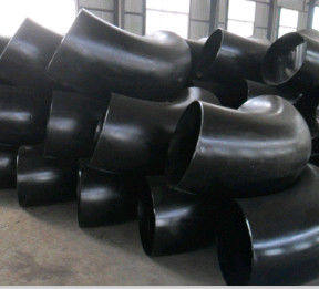 Black Painting Carbon Steel Pipe Elbow Butt Weld Long Radius Ansi B16.9 90 Degree
