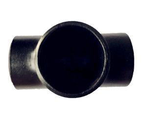 Pure Seamless DIN 2615 Metal Pipe Tee Black Painting 48 Inch 3 Way Tee Fitting