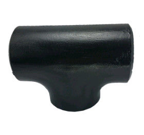 Straight GR55 Carbon Steel Pipe Tee Fitting Pure Seamless WRAS For Gas Oil