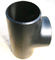 Flanged Din 2605 Carbon Steel Pipe Tee Connector Sch40 Seam Remove