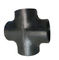 Astm A105 SCH 40 Pure Seamless Carbon Steel Cross Black Painting Pipe Fitting