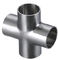 ASME B16.9 Cross Pipe Connector Seamless Four Way Tee Pipe Fitting