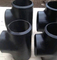 Seamless High Pressure A234 WPB Carbon Steel Pipe Tee Black Painting