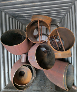 ISO Certified Customized Carbon Steel Elbow Connector