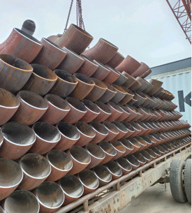 Galvanized Carbon Steel Bend for Chemical Application Wall Thickness 2mm-50mm