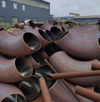 Carbon Steel Elbow Connector 7-15 Days Delivery Customized Wall Thickness